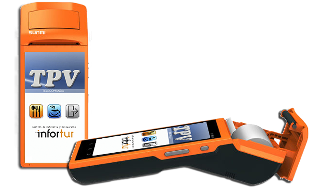 TPV Telecomanda Terminal android con impresora